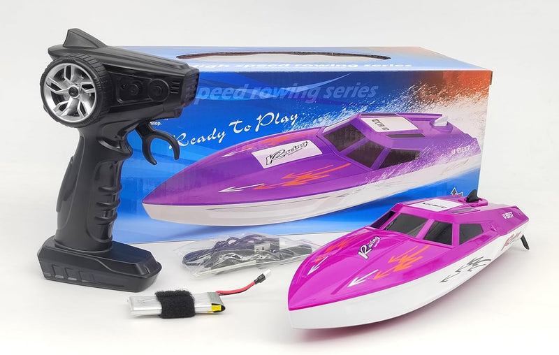 RC Boat 2.4Ghz Remote Control Boat Toy Boat Model for Lake and Pool