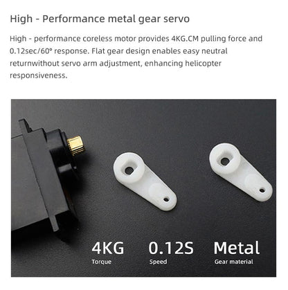 Flywing RTF BO105 470 V3 ADAC 10CH RC Helicopter With ACE Flight Control