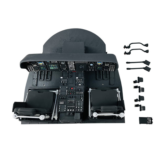 ROBAN Parts 600 size UH-60 cockpit for 600 inch UH-60 heilcopter