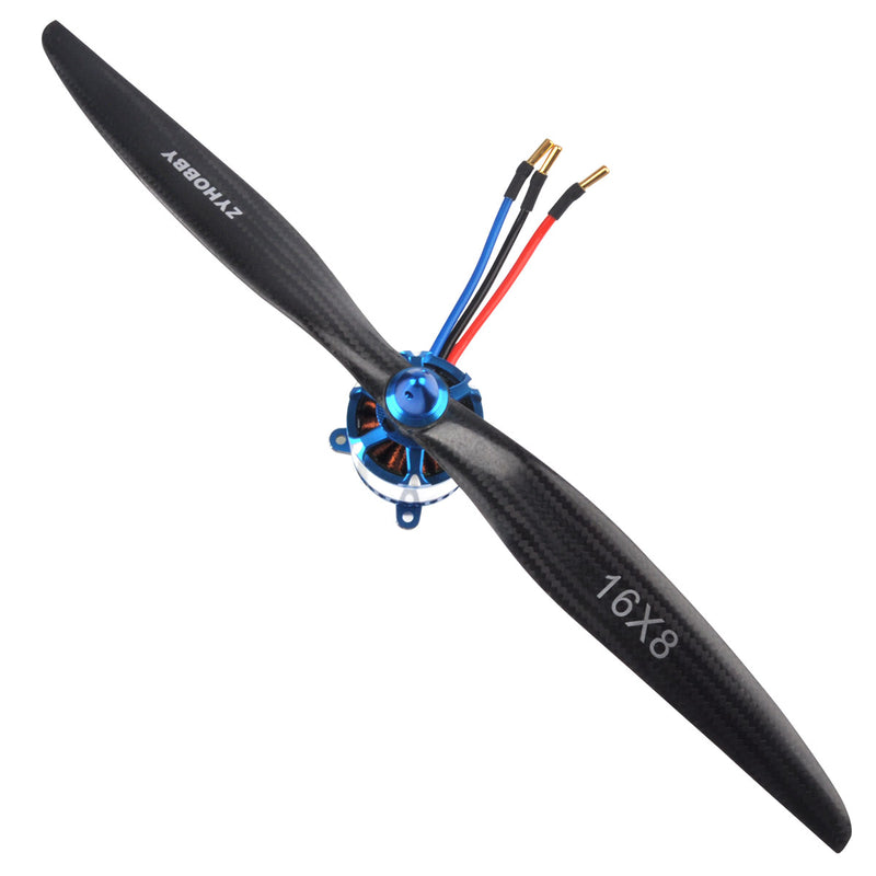 SUNNYSKY Fixed Wing Power Pack Power Motors Carbon Fiber Propeller High Strength Raw Materials(Power Motors+Propeller)