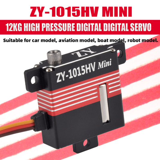 ZYHOBBY Digital Servo ZY-1015HV Mini 12KG High Pressure Digital Digital Servo 360° Limit Angle Coreless Motor