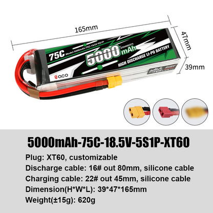 Gres Ace Lithium Polymer Battery for RC Model Aircraft Helicopter