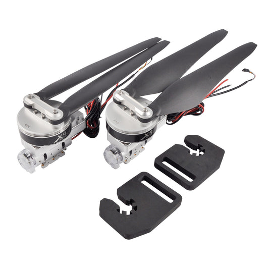 Hobbywing XRotor X9 Power System Power Pack with 9616 110KV Motor, 120A ESC, 34*11inch Propellers, 23KG Thrust for Large Load Agriculture Drone Machine UAV Aircraft