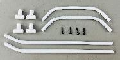 RC Helicopter Fuselage Spare Parts Universal Roban 450 Size Bell206 Replacement Nose Cover/Tail Part HSB-B206RWB4