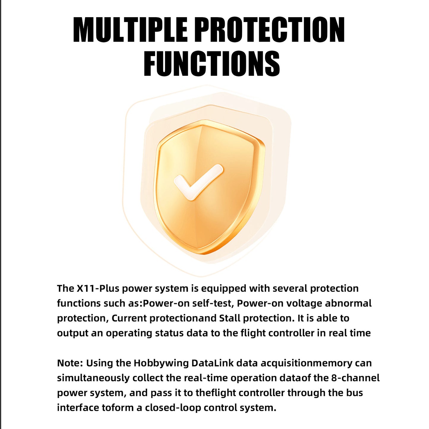 4PCS X11 Plus Power System 37KG Thrust 85KV Motor+ESC+Prop For Agriculture Drone