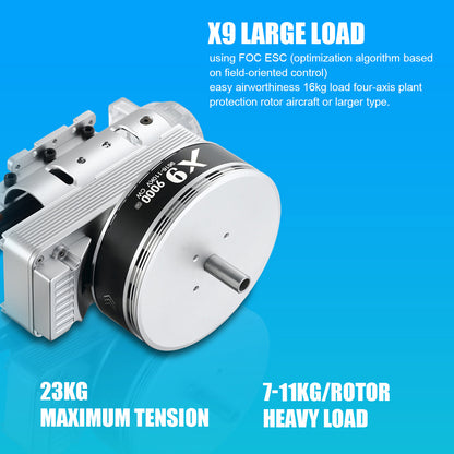 15KG Payload Training Machine Drone Frame UAV Frame With Hobbywing X9 Power System