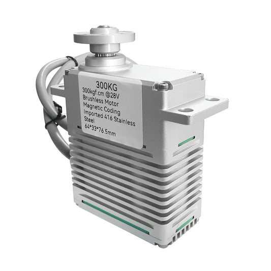 300KG 4 Pole Brushless DC Motor alu alloy case 0~220°High Torque DIGITAL Servo