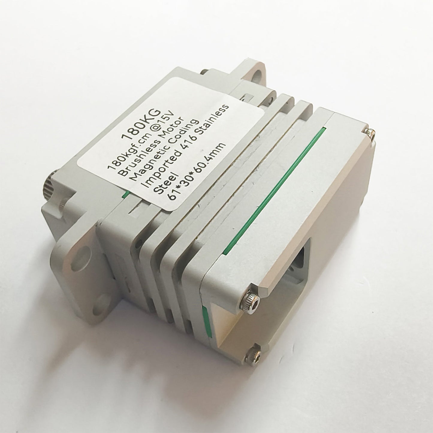 180kg High-Torque Brushless Motor Servo Stainless Steel Gears Aluminum Alloy Case 100HV IP56/IP67 Waterproof Servo for RC Aircraft, Drones, Cars, Boats