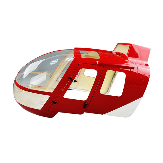 RC Helicopter Fuselage Spare Parts Roban 600 Size BO105 Replacement Nose Cover/Tail Part HSB-BO600RB