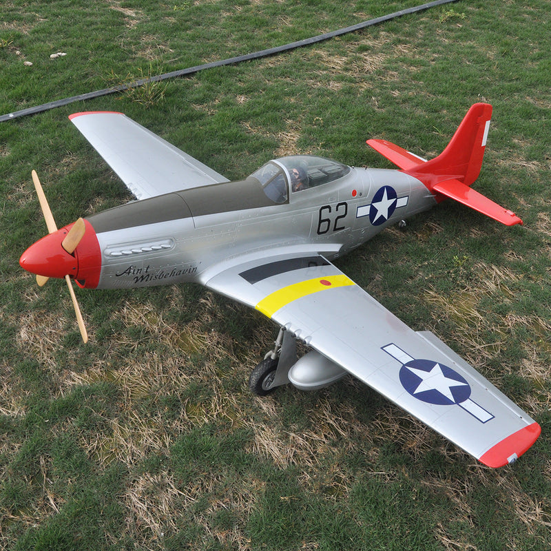 P51 68’’ Old Crow RC Fixed Wing Airplane 20CC Balsa Wood ARF