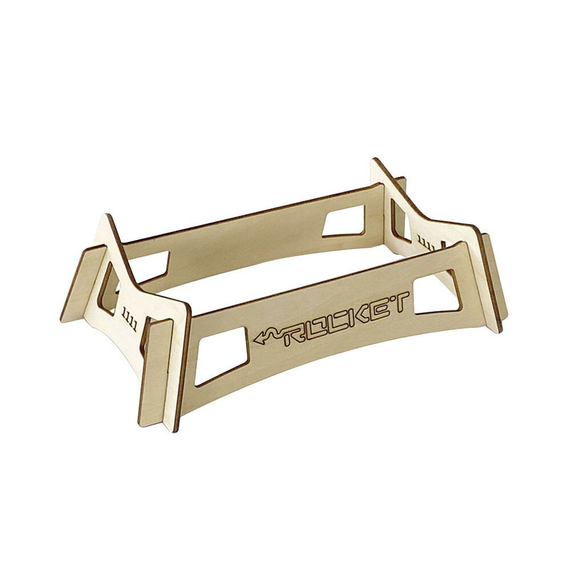 Foldable Wooden Portable Showing Stand Bracket Holder For RC Boat 3 Sizes