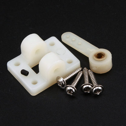 RC Flight Model Front Wheel Steering Seat Base With Steering Arm