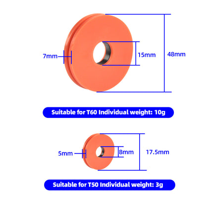 Wear-resistant washers for drone propeller blades T50 T60 (T60-16pcs)