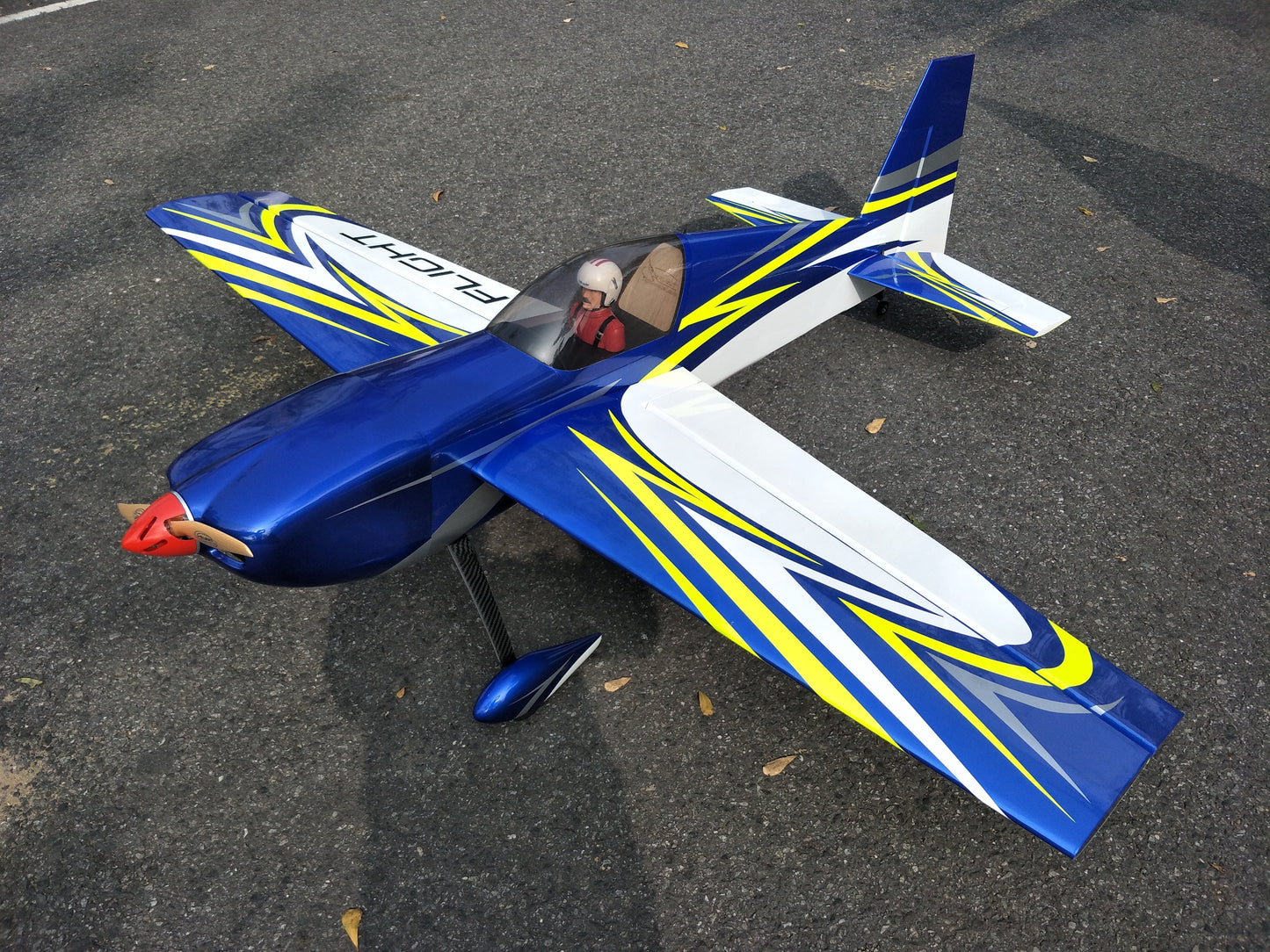Slick 540 70inch 70E Balsa wood  3D EP ARF Blue