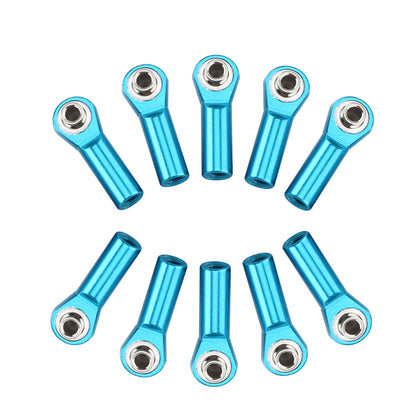 10pcs M4 Metal Tie Push Link Rod End Joint Ball Head Holder for 1/8 & 1/10 RC