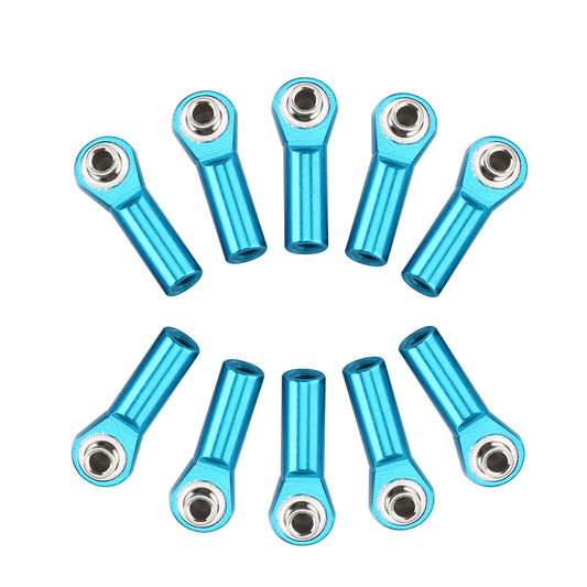10pcs M4 Metal Tie Push Link Rod End Joint Ball Head Holder for 1/8 & 1/10 RC