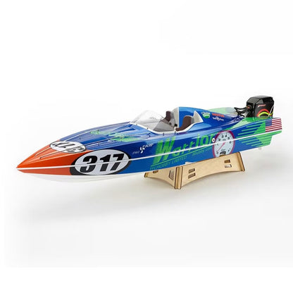1148 V-Shaped OP1 860mm 3660 KV2070 with 120A ESC Simulation Fiberglass Outboard Driver system Electric RC boat ARTR