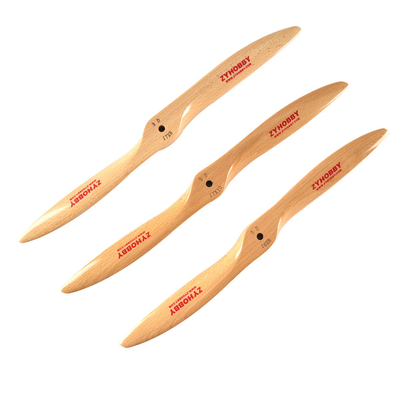 Flight Model ZYHOBBY 3D High Efficiency Wooden Propeller 16inch to 32inch for Choose