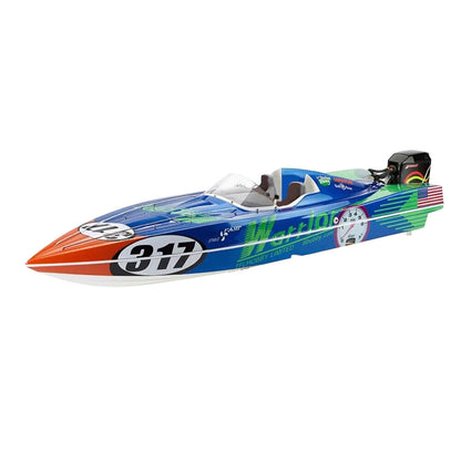 1148 V-Shaped OP1 860mm 3660 KV2070 with 120A ESC Simulation Fiberglass Outboard Driver system Electric RC boat ARTR