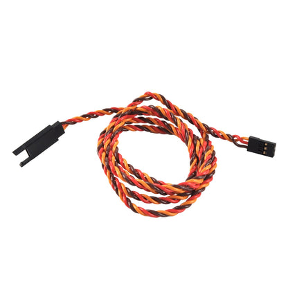 5PCS/lot Servo Extension Wire Twisted Cable Leads 15cm 30cm 100cm for Fixwing Aircarft RC Model Airplane JR Futaba Servos Motor