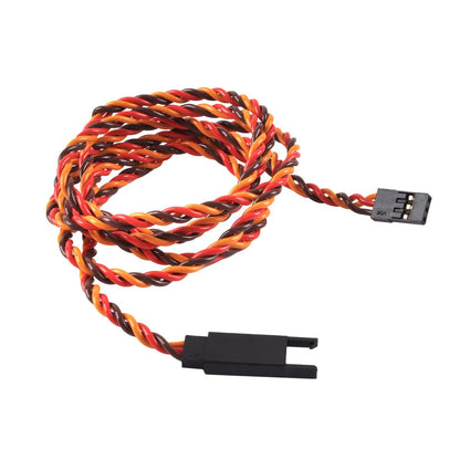 5PCS/lot Servo Extension Wire Twisted Cable Leads 15cm 30cm 100cm for Fixwing Aircarft RC Model Airplane JR Futaba Servos Motor