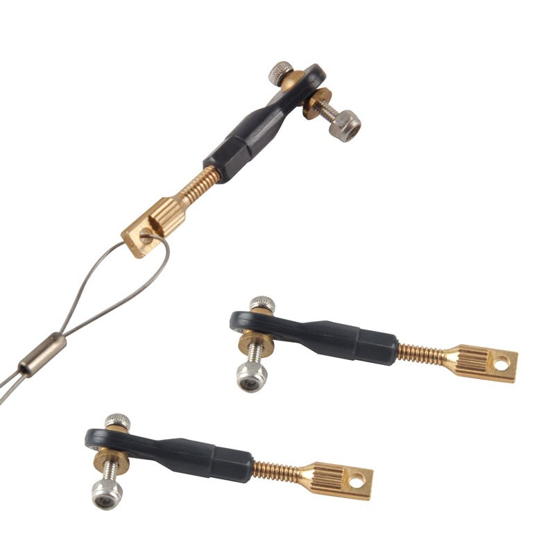 Push Pull Methods Threaded Rod Push-pull Rod Set with Ball Joint/ Copper Screw/ Rudder Angle Piece ...
