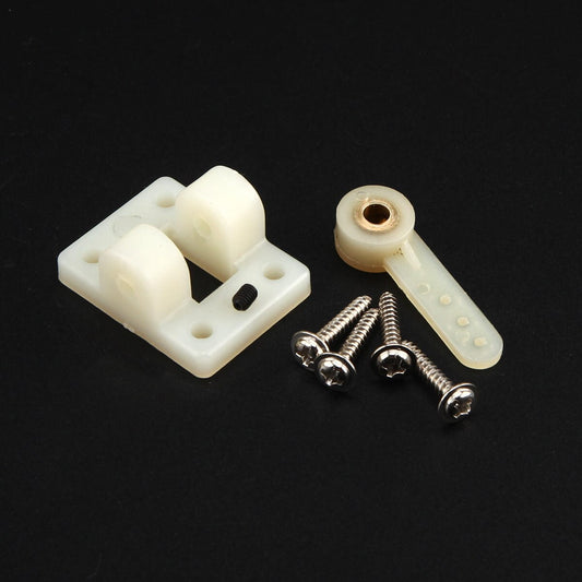 RC Flight Model Front Wheel Steering Seat Base With Steering Arm