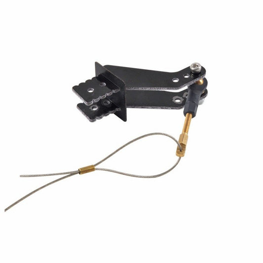 Rudder Control Horn Set with Ball Joint Copper Screws Steel Wire for Fix Wing RC Model Airplane