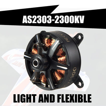 T-MOTOR AS2306  Brushless Motor KV 1500 1900 2300KV  Power System for-3S For F3P 3D 4D Indoor Planes