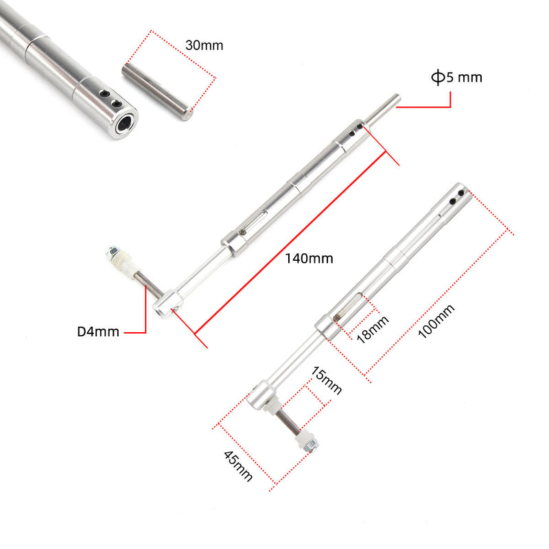 Anti-Vibration Landing Gears for 4-6 KG airplane ф5xD4mmx140mm