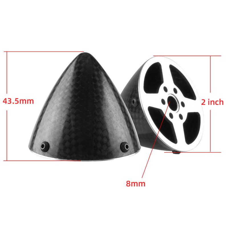 Uncut Carbon Fiber Spinner for F3A 1.75/2/2.25/2.5/3inch