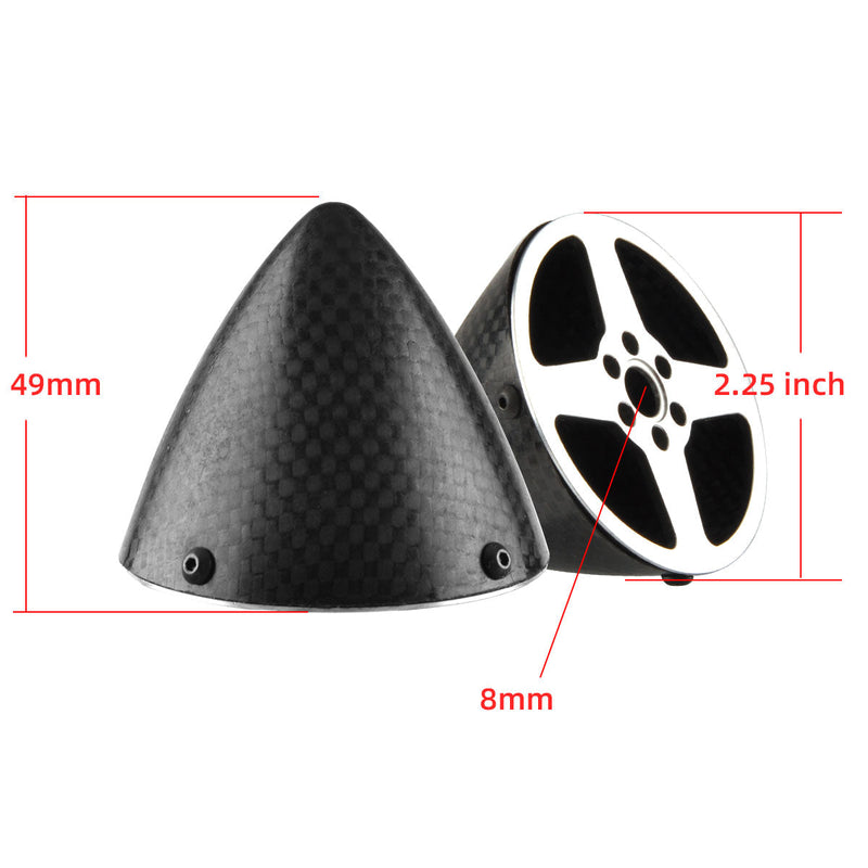 Uncut Carbon Fiber Spinner for F3A 1.75/2/2.25/2.5/3inch