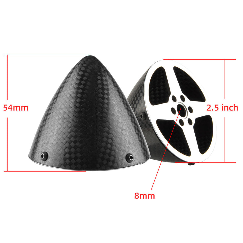 Uncut Carbon Fiber Spinner for F3A 1.75/2/2.25/2.5/3inch