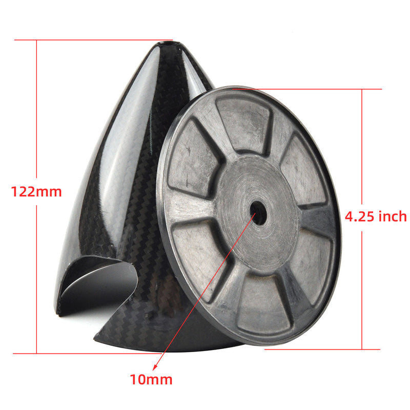 1.75 to 7inch 3K Surface Carbon Fiber Spinners for 2 Blade Propeller