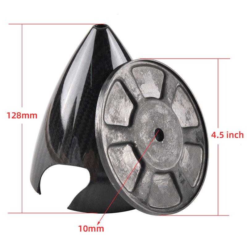 1.75 to 7inch 3K Surface Carbon Fiber Spinners for 2 Blade Propeller