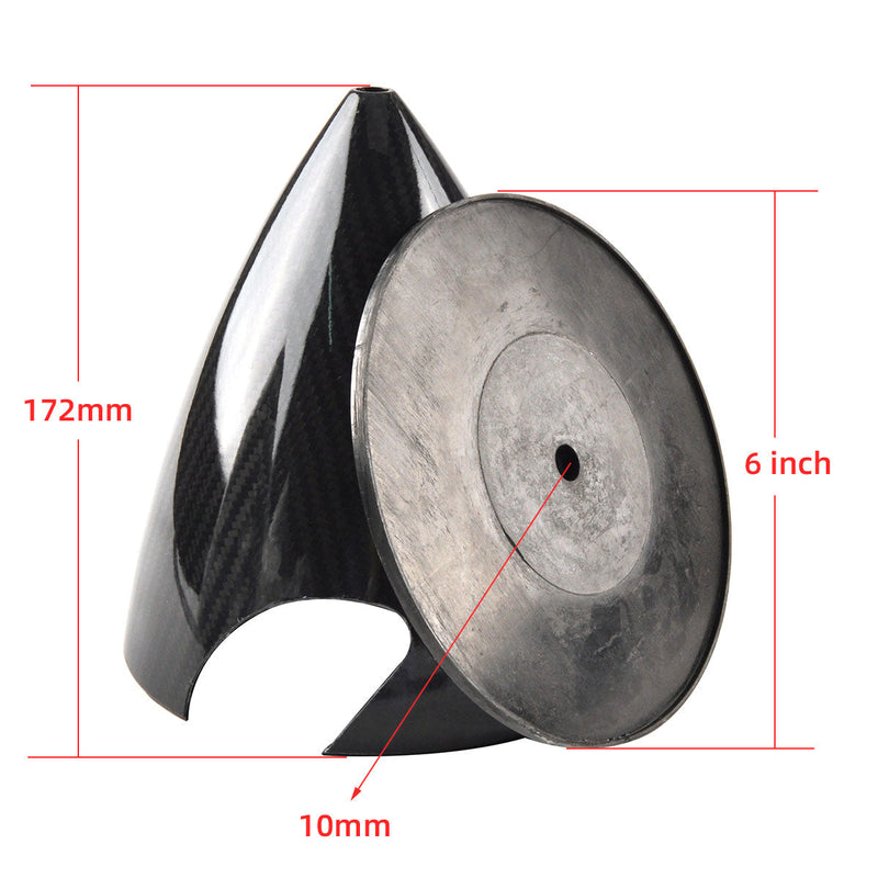 1.75 to 7inch 3K Surface Carbon Fiber Spinners for 2 Blade Propeller