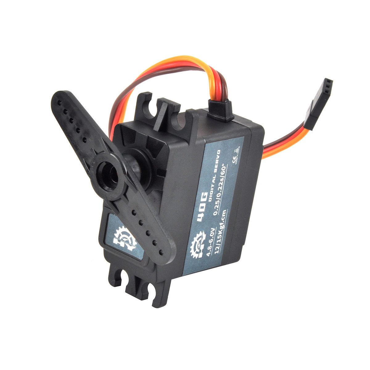 40G Digital Standard Waterproof Metal Gear Servo 4.8-6.0V  55*20.3*46mm for RC Airplane Car Model Robot Smart Device
