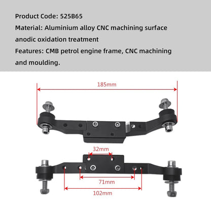 TFL RC Boat CMB Engine Mount Remote Control Ship Model Spare Parts CNC Engine Holder