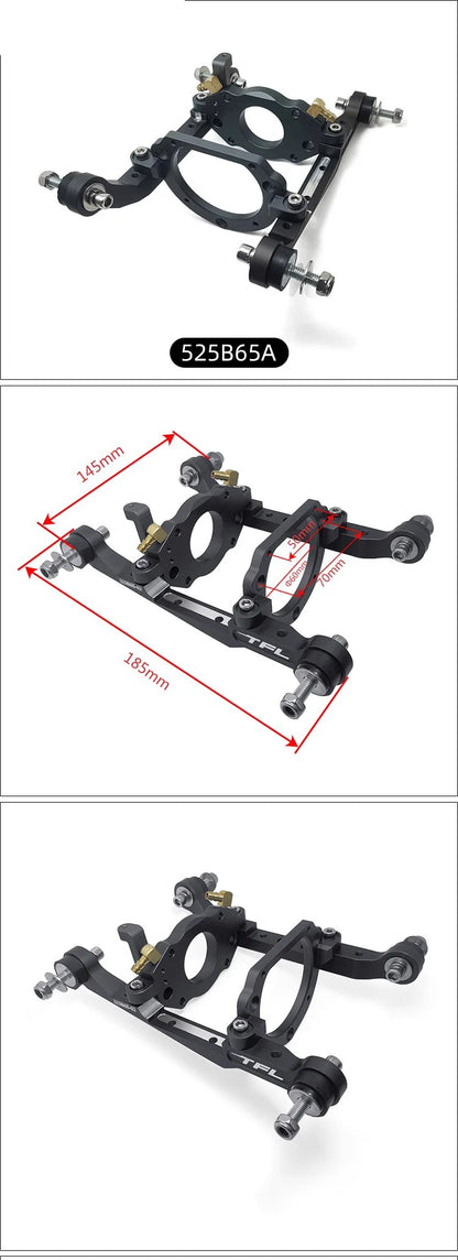 Remote Control Model Parts TFL RC Boat Spare Parts CNC Holder for Remote Control Boat Model Gas ...