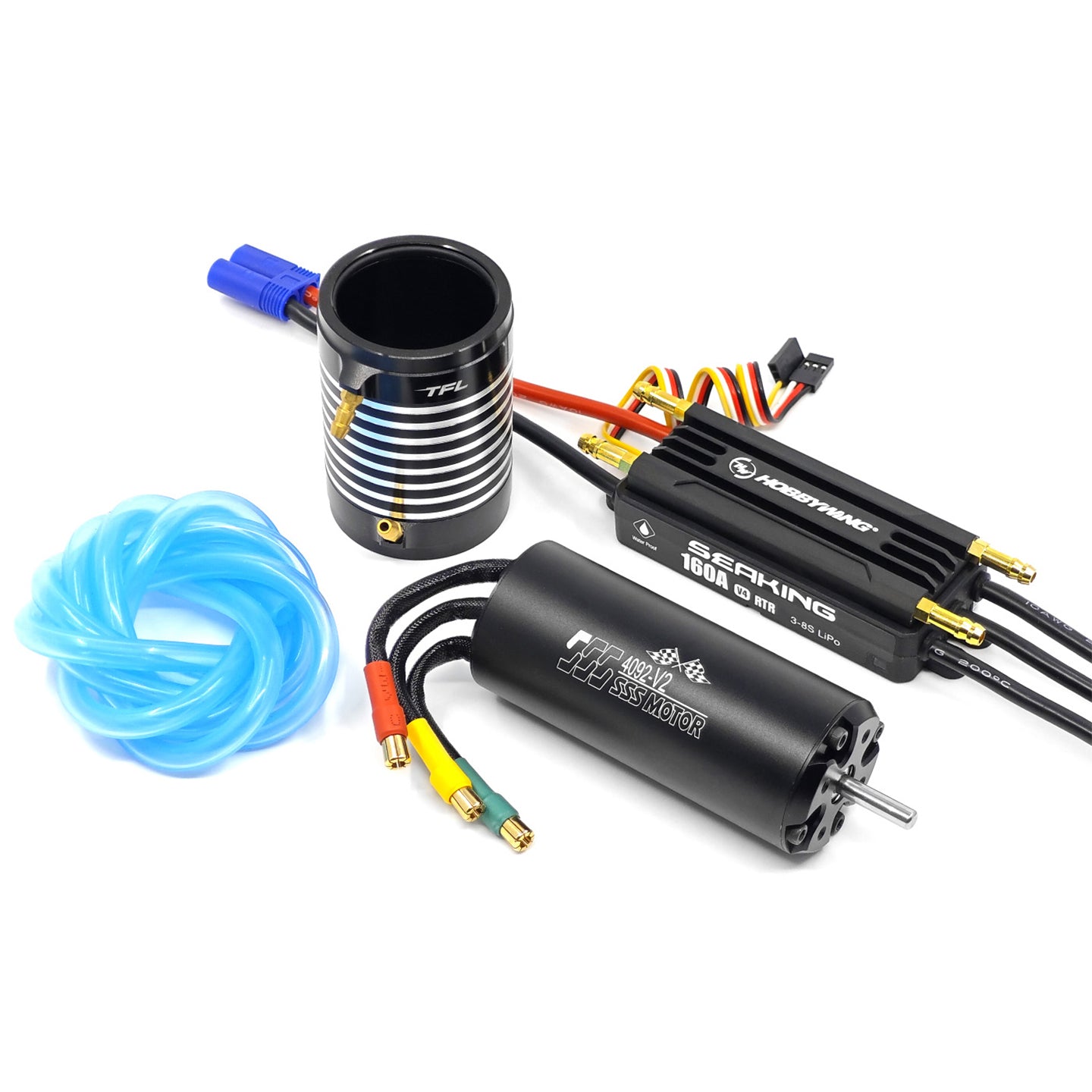 TFL 40 V2 KV1800/1750/1400 SSS Motor with Seaking V4 160A ESC for RC Model Boat