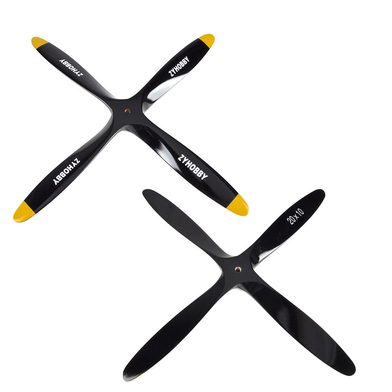 20*8inch wooden propeller, four blades, oil-powered positive propeller, suitable for oil-powered airplanes