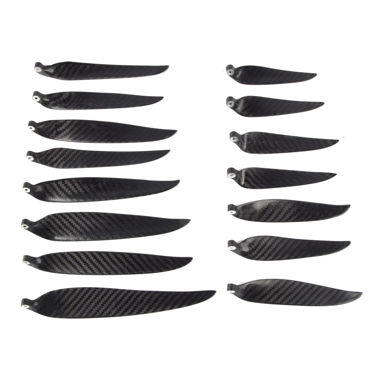 ZYHOBBY 9.5~18inch Twill Carbon Fiber Propeller Foldable Propeller for RC Airplane Multiple propeller sizes available