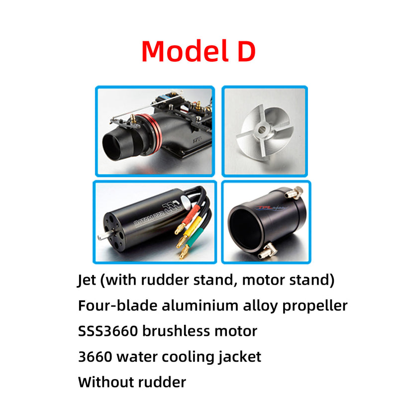 TFL RC boat B54253 Water jet thruster jet pump Water jet drive boat remote control model refit nozzle