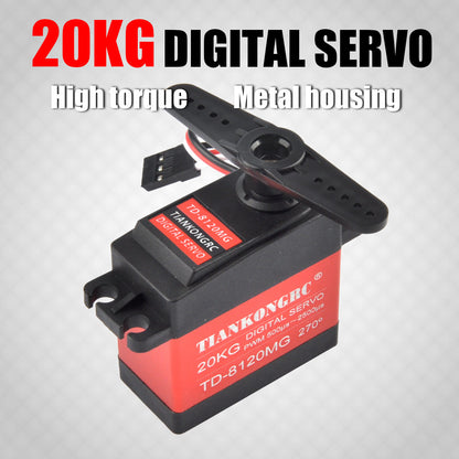 TD Digital Servo TD-8120MG-90 TD-8120MG-270 High Torque Metal Housing Double Ball Bearings