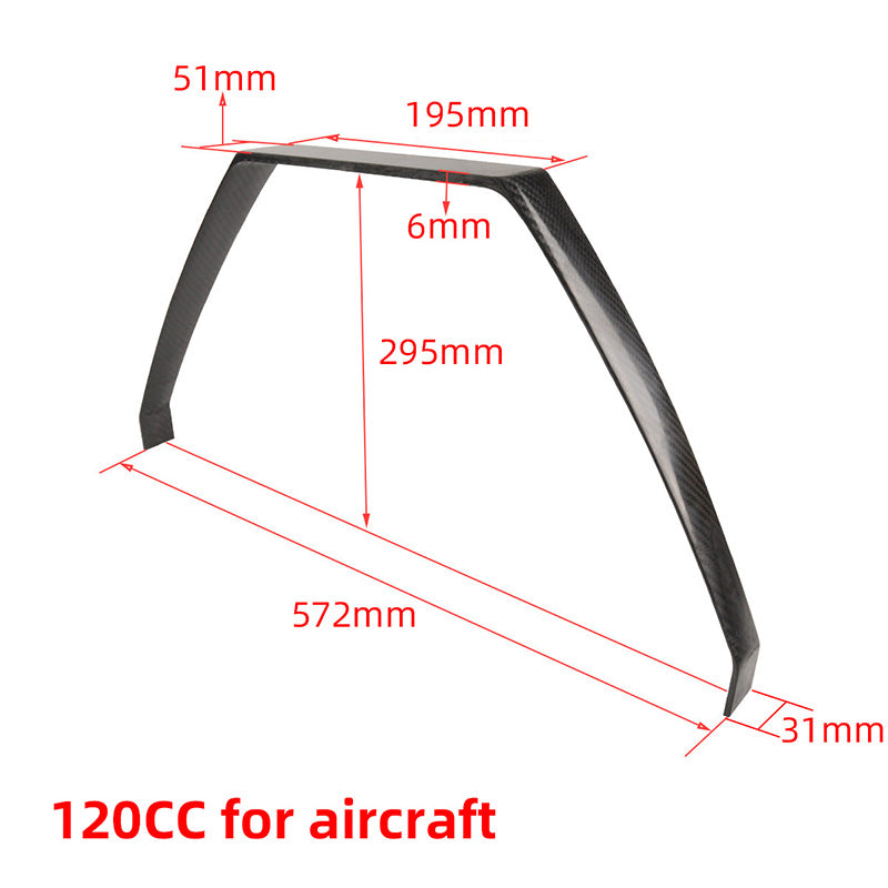 Carbon Fibre Landing Gear Suitable for 120cc Aircrafts