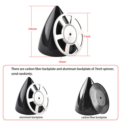 Spinner 7inch Carbon Fiber Spinner for Flight Model