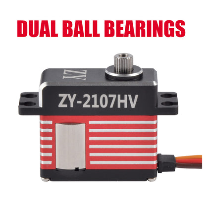 ZYHOBBY Medium Servo Digital Servo ZY-2107HV 21KG Pressure Digital Digital Servo  220° Limit angle for RC Model
