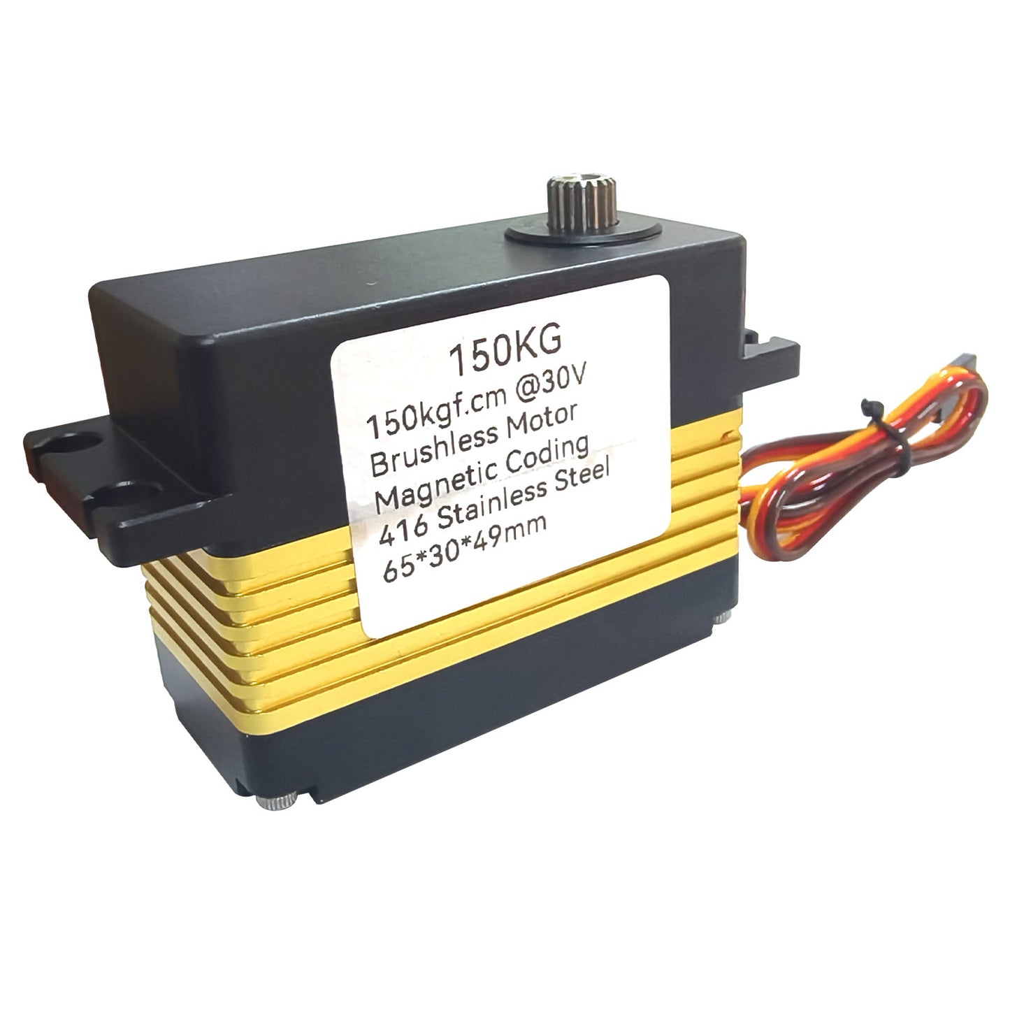 150KG Alu alloy case 0~180°alu CNC  High Torque water proof IP56 DIGITAL Servo