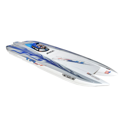 TFL 1133 Zonda Cat Fiberglass RC Electric Boat Outside Toys Blue Color TFL Hobby Model