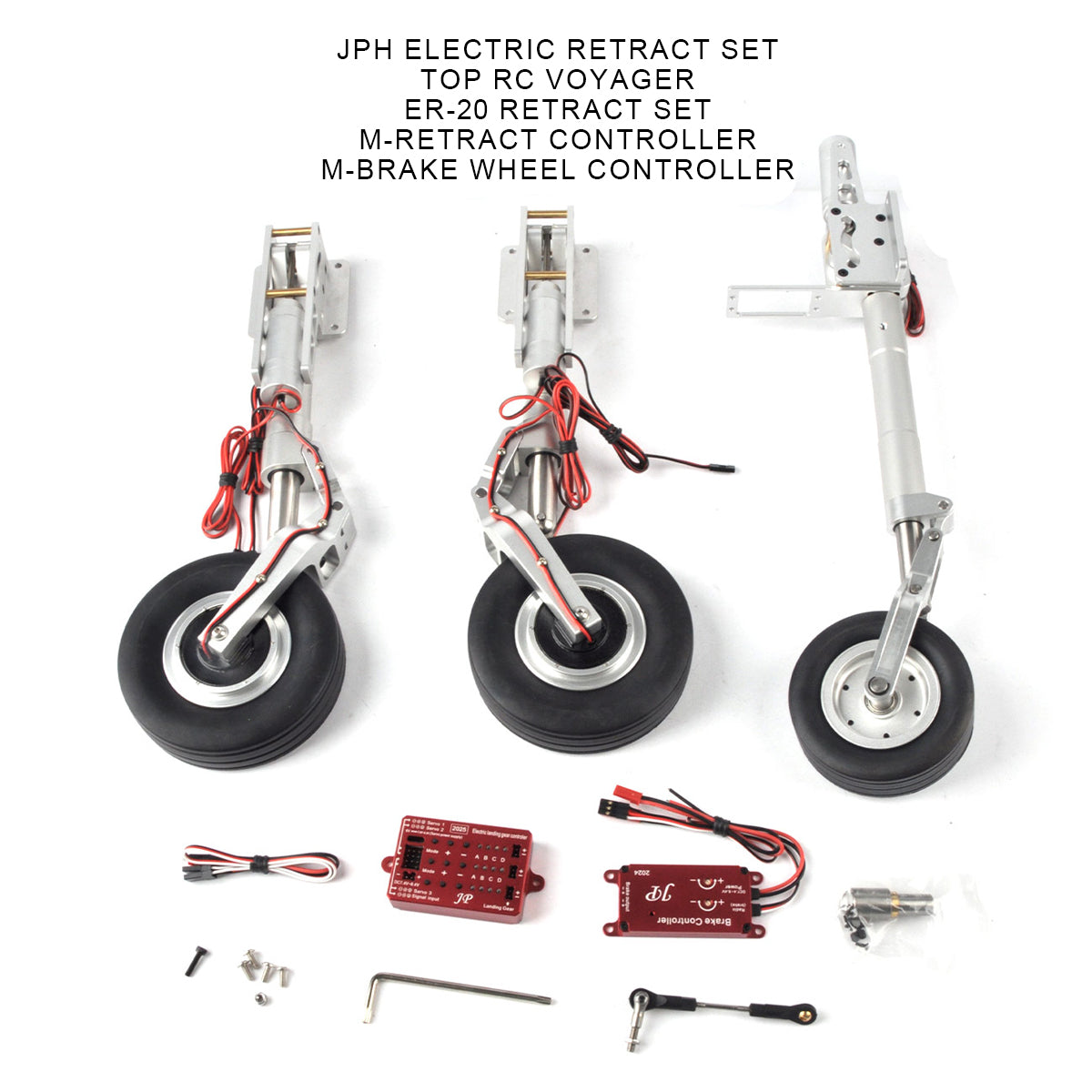 ER-200 Retract Set Electronic Retractable Landing Gear M-Retract Controller M-Brake Wheel Controller